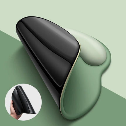 Tapis de Souris de Jeu Ergonomique – Tissu Soie de Lait, Fond Antidérapant & Mousse à Mémoire de Forme