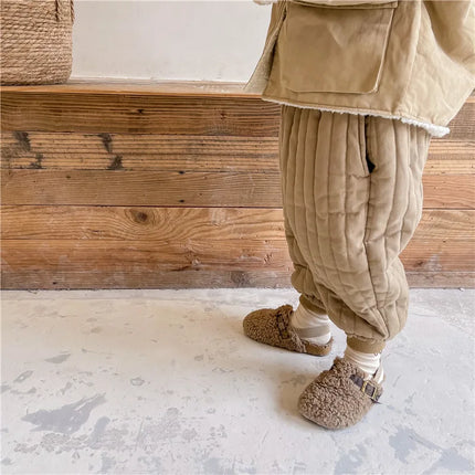 Veste Hiver Enfant Rembourrée en Coton – Chaude & Confortable – Garçons et Filles 2 à 7 Ans