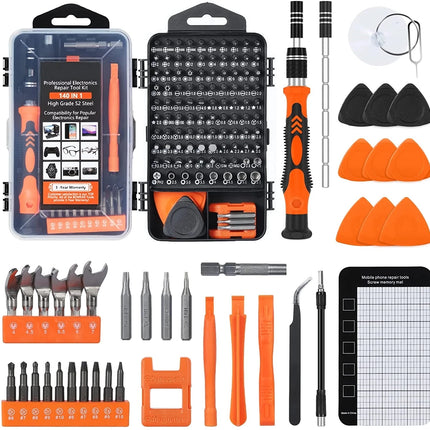Kit d’Embouts de Tournevis Magnétiques de Précision – Embouts Hexagonaux & Torx avec Poignée – Réparation Téléphone, PC & Électronique