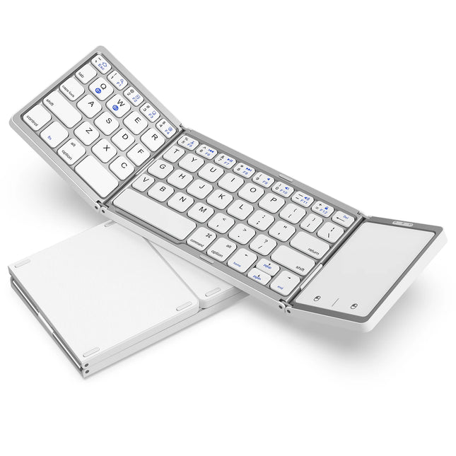 Clavier Bluetooth Sans Fil Pliable Seenda – Portable, Rechargeable – Compatible PC, Mac, Smartphone, Windows, iOS & Android