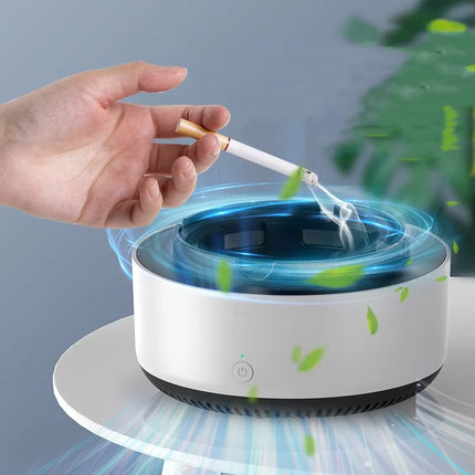 Cendrier Auto Purificateur – Nettoyage de l’Air par Ionisation Automatique