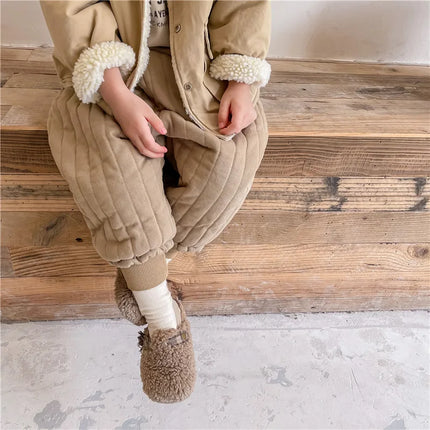 Veste Hiver Enfant Rembourrée en Coton – Chaude & Confortable – Garçons et Filles 2 à 7 Ans