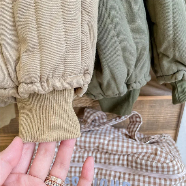 Veste Hiver Enfant Rembourrée en Coton – Chaude & Confortable – Garçons et Filles 2 à 7 Ans