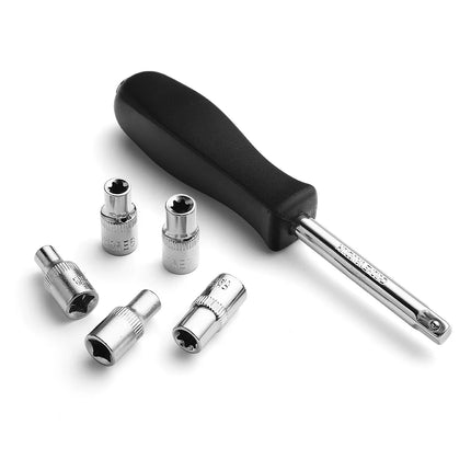 Kit d’outils de réparation 53 pièces – Clé à cliquet, jeu de douilles & accessoires
