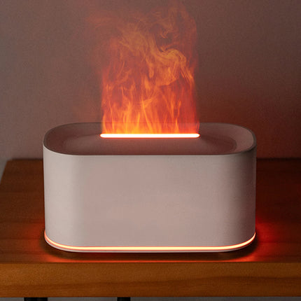 Diffuseur d’huiles essentielles à flamme – Humidificateur & lampe LED 7 couleurs