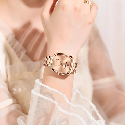 Montre Femme POEDAGAR – Élégance de Luxe en Acier Inoxydable, Étanche & Mouvement Quartz Haute Qualité