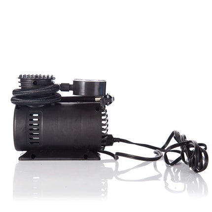 Mini Compresseur d’Air Robuste 12V – 300 PSI – Pompe Gonflable pour Pneus de Voiture – Corps Métal – Manomètre Numérique Intégré