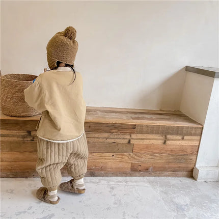Veste Hiver Enfant Rembourrée en Coton – Chaude & Confortable – Garçons et Filles 2 à 7 Ans
