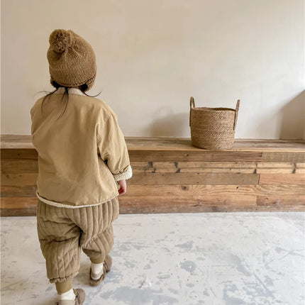 Veste Hiver Enfant Rembourrée en Coton – Chaude & Confortable – Garçons et Filles 2 à 7 Ans