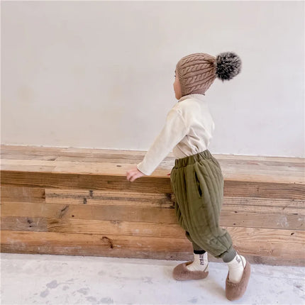 Veste Hiver Enfant Rembourrée en Coton – Chaude & Confortable – Garçons et Filles 2 à 7 Ans