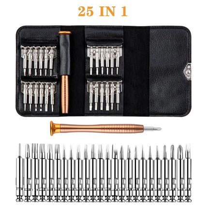 Kit d’Embouts de Tournevis Magnétiques de Précision – Embouts Hexagonaux & Torx avec Poignée – Réparation Téléphone, PC & Électronique