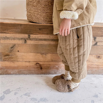Veste Hiver Enfant Rembourrée en Coton – Chaude & Confortable – Garçons et Filles 2 à 7 Ans