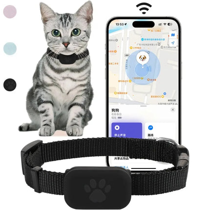 Traceur GPS Bluetooth pour Animaux – Mini Localisateur Anti Perte pour Chats & Chiots