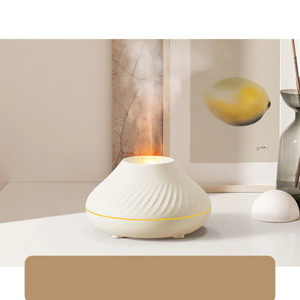 Diffuseur d’arômes flamme volcanique – Humidificateur & lampe LED apaisante