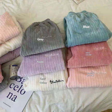 Pyjama Hiver Femme en Velours de Corail – Chaud, Doux & Confortable – Nouvelle Collection Automne/Hiver