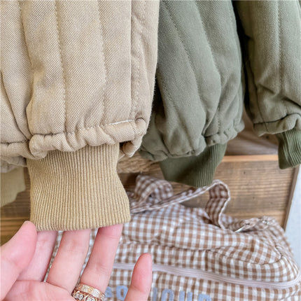 Veste Hiver Enfant Rembourrée en Coton – Chaude & Confortable – Garçons et Filles 2 à 7 Ans