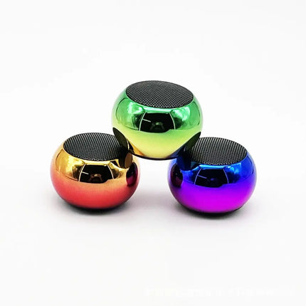 Mini Haut‑Parleur Bluetooth Sans Fil – Portable – Corps Métal – Basses Puissantes Surround – Extérieur & Intérieur