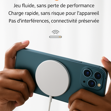 Station de Chargement Magnétique Sans Fil 30W – Avec Câble Type‑C – Compatible iPhone 16 / 15 Pro Max & AirPods – Support de Charge Rapide