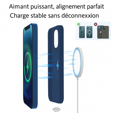 Station de Chargement Magnétique Sans Fil 30W – Avec Câble Type‑C – Compatible iPhone 16 / 15 Pro Max & AirPods – Support de Charge Rapide