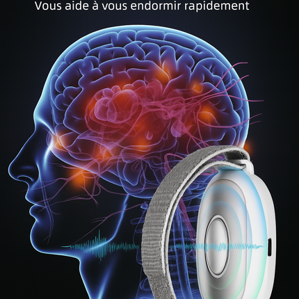Appareil de Sommeil Intelligent – 2 Modes, 20 Niveaux d’Intensité – Soulagement de l’Anxiété, Insomnie & Relaxation Neurologique