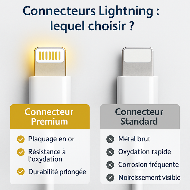Câble USB de Charge Rapide – Compatible iPhone 14 / 13 / 12 / 11 Pro Max / Mini / XR / XS / X / SE / 8 / 7 / 6 / 6s / 5 – iPad – Accessoire Chargeur
