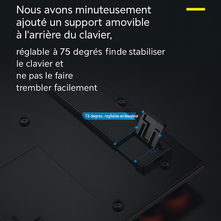 Clavier de Jeu EWEADN GX330 – Style Machine à Écrire Rétro Punk, 104 Touches Filaires, Rétroéclairage RVB – PC & Ordinateur Portable Windows