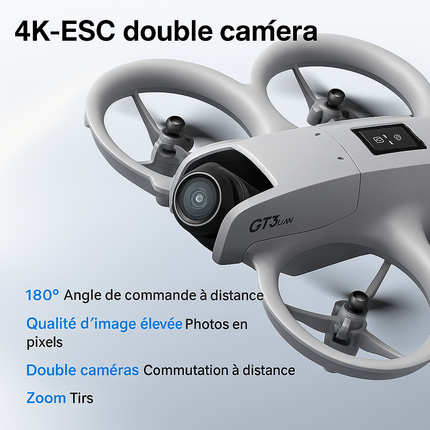Xiaomi Original GT3 – Drone Professionnel 5G GPS – Caméra Double 8K HD – Photographie Aérienne – Quadrirotor Pliable avec Télécommande