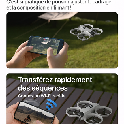 Xiaomi Original GT3 – Drone Professionnel 5G GPS – Caméra Double 8K HD – Photographie Aérienne – Quadrirotor Pliable avec Télécommande