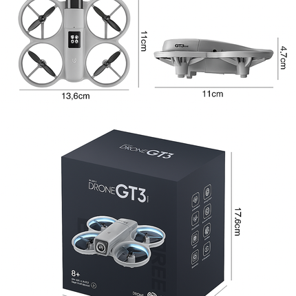 Xiaomi Original GT3 – Drone Professionnel 5G GPS – Caméra Double 8K HD – Photographie Aérienne – Quadrirotor Pliable avec Télécommande