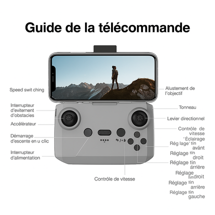 Xiaomi Original GT3 – Drone Professionnel 5G GPS – Caméra Double 8K HD – Photographie Aérienne – Quadrirotor Pliable avec Télécommande