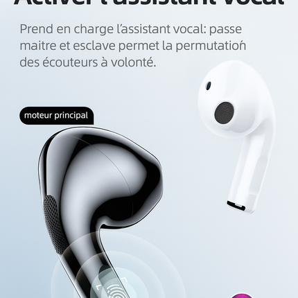 Lenovo LP40 – Écouteurs Sans Fil Bluetooth TWS, Contrôle Tactile, Appels HD avec Micro, Mode Gaming – Édition 2025