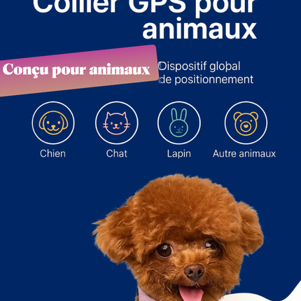 Traceur GPS Bluetooth pour Animaux – Mini Localisateur Anti Perte pour Chats & Chiots