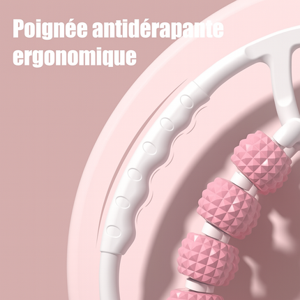 Masseur à Pince de Jambe Annulaire – 20 Roues – Anti‑Cellulite & Minceur – Rouleau de Massage Relax Corps Complet