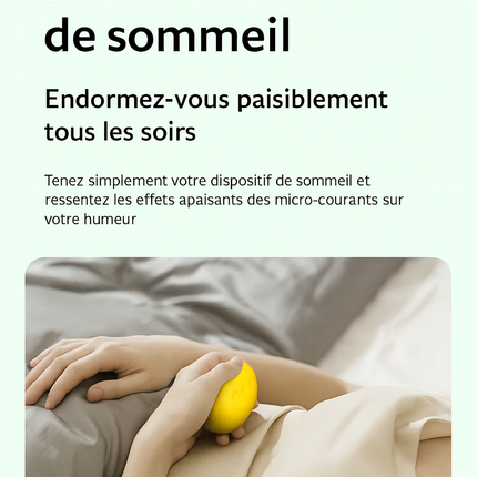 Appareil d’Aide au Sommeil & Relaxation – Massage Cérébral, Soulagement de l’Anxiété & Amélioration du Sommeil Profond